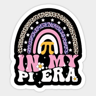 In My Pi Era Cute Math Teacher 2024 Sticker